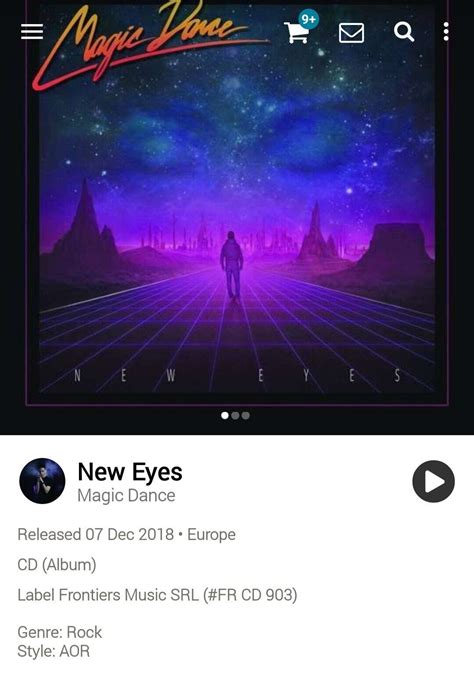 Magic Dance ~ New Eyes Sighed Synthwave Cd 2018 Hi Tech Aor Melodic