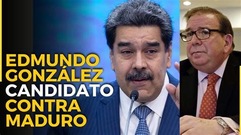 ELECCIONES VENEZUELA MACHADO apoya candidatura de EDMUNDO GONZÁLES