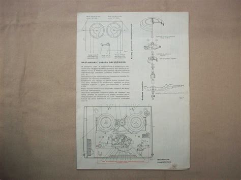 Opis Instrukcja Schemat Magnetofon Zk Unitra Zrk Warszawa Wola