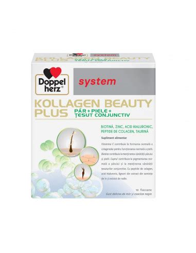 Doppelherz System Kollagen Beauty Plus Par Piele Tesut Conjunctiv