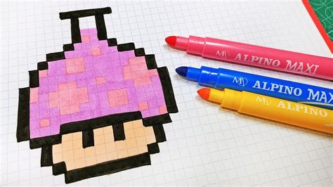 Halloween Pixel Art How To Draw Mushroom Potion Pixelart