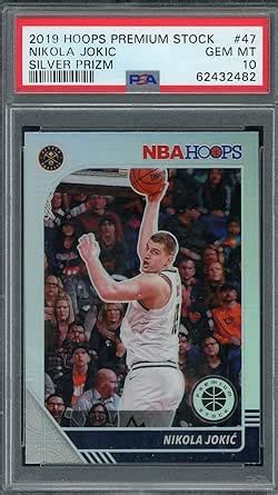 Amazon Nikola Jokic Panini Hoops Premium Stock Silver Prizm