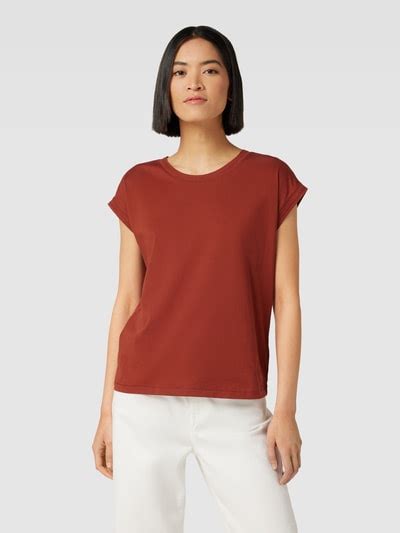 Esprit T Shirt Mit Geripptem Rundhalsausschnitt Terra Online Kaufen