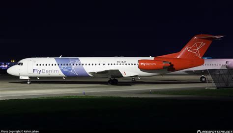 PH MJP Denim Air Fokker 100 F28 Mark 0100 Photo By Kelvin Jahae ID