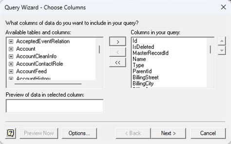 Using Microsoft Query In Excel To Connect To Tally