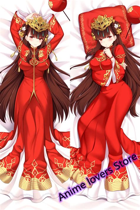 Dakimakura Anime Azur Lane Roc Yat Sen Body Pillow Double Sided Print Life Size Cover Cute Naked