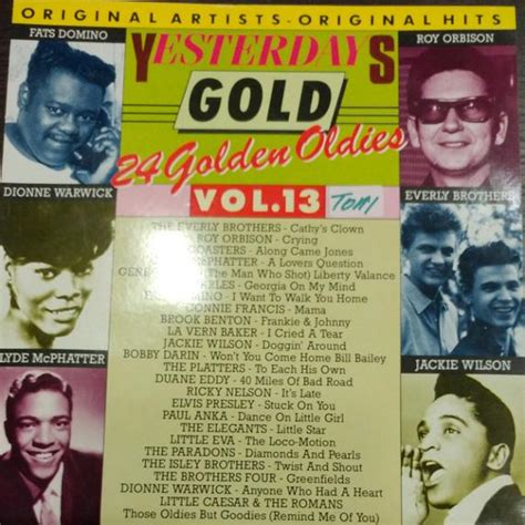 Yesterdays Gold Vol 13 24 Golden Oldies Various Lp Køb Vinyl