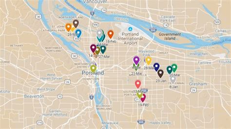 Map Portlands 31 Gang Shootings This Year Clustered In Specific