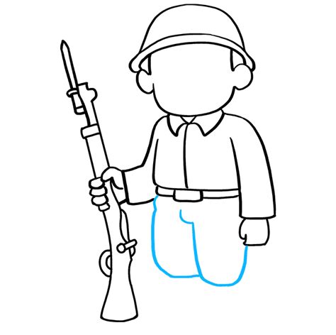 How to Draw a Soldier - Really Easy Drawing Tutorial