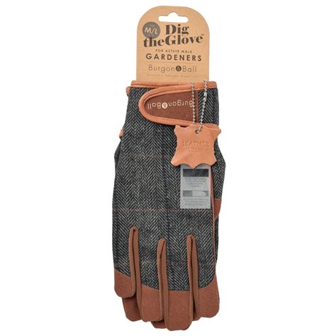 Burgon And Ball Mens Tweed Gardening Gloves The Potted Garden