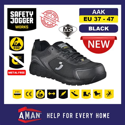 Safety Jogger Aak S P Low Esd Safety Shoes Composite Toecap Lightweight