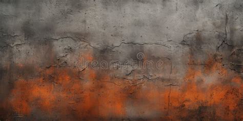 Grunge Metal Wall Texture Background Old Cracks In Cement Dusty Old