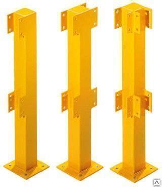 Стойка двухуровневая для отбойных защитных перил 1 м арт.2054, цена в ...
