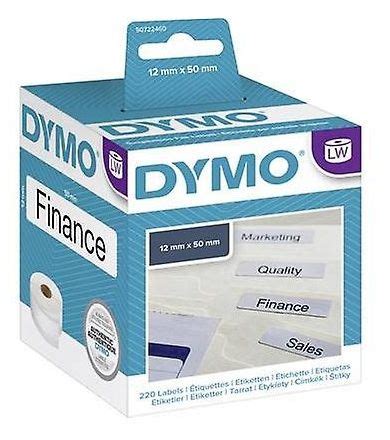 Dymo Suspension File Labels White Paper X Mm