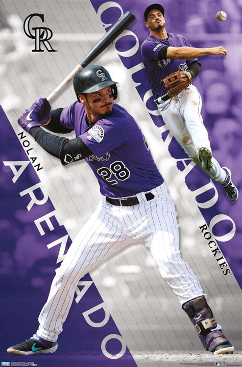 Mlb Colorado Rockies Nolan Arenado Poster Walmart