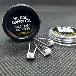 Premade Coils Mtl Fused Clapton Ohm Coils K C