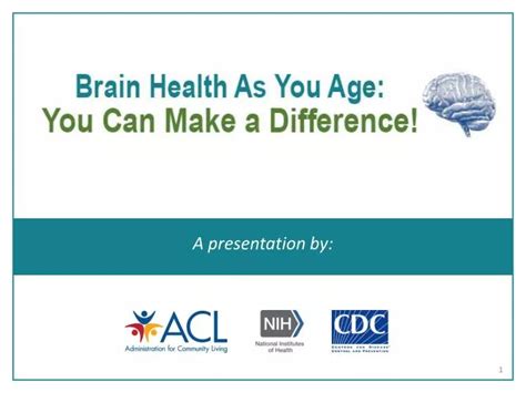 Ppt Brain Health As You Age You Can Make A Difference Powerpoint