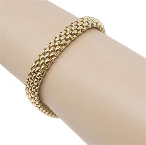 Italian Fope Design 18kt Yellow Gold Bracelet Yellow Gold Bracelet