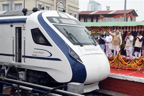 Pm Flags Off South Indias First Vande Bharat Express Train Between