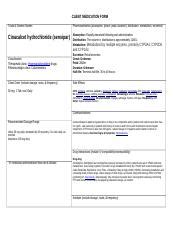 Sensipar Docx Client Medication Form Trade Generic Names