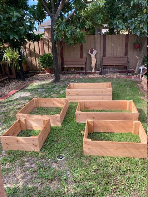 Raised Garden Bed 4x8 Cedar Garden Bed Gardening Etsy Cedar Raised