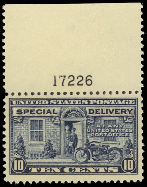 US Stamps Price Scott Catalogue E12 10c 1922 Special Delivery