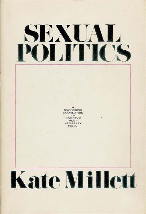 Sexual Politics Kate Millett Doubleday Sphere Fonts In Use