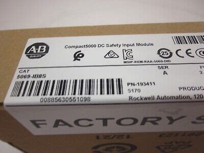 Pc New Allen Bradley Ib S A Compact I O Ch Dc Safety Input