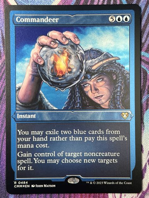 Commandeer Cmm Etched Foil Bootleg Mage