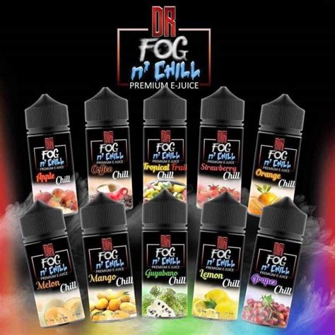 Vape Dr Fog N Chill 100ml Vape Juice E Liquid Vaping Low Strength High Vg Legit Ejuice Eliquid