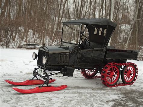 A Model T Ford Snowmobile AwesomeCarMods