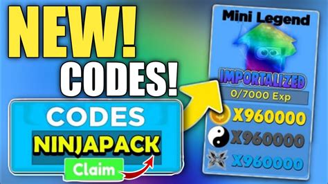 New Update All Codes For Ninja Legends Roblox Ninja Legends