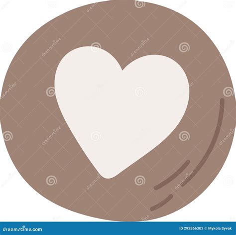 Heart Shape Cookie Stock Vector Illustration Of Valentine 293866302