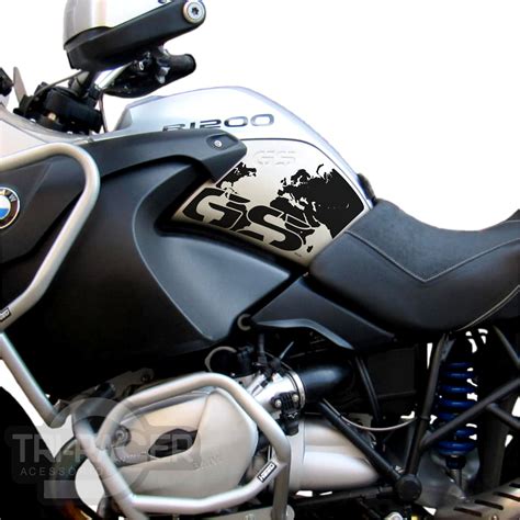 Adesivo Protetor Lateral Tanque Bmw R 1200 Gs Adventure Mapa