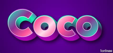 Coco Text Effect And Logo Design Movie