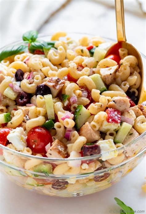 Italian Chicken Pasta Salad Recipe ChefDeHome