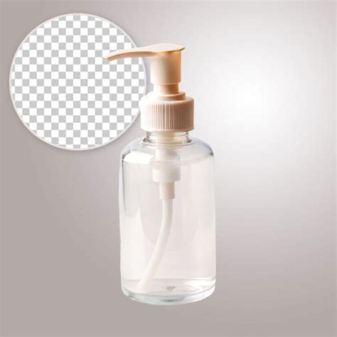 Premium Psd Hand Sanitizer Bottle Isolated On Transparent Background