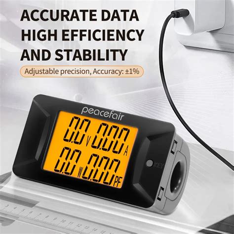 Peacefair Pzem 028 Ac Single Phase Voltmeter Digital Ammeter Electric