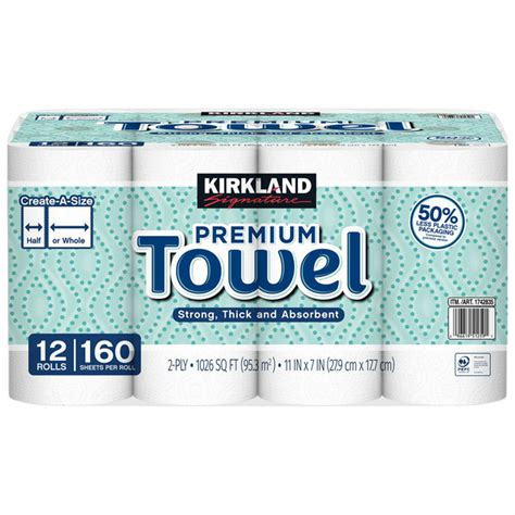 Costco Kirkland Signature 2 Ply Premium Paper Towel Rolls Same Day