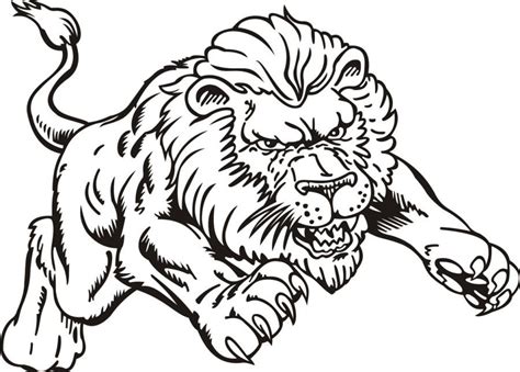 Cool Lion Coloring Pages PDF Ideas Coloringfolder