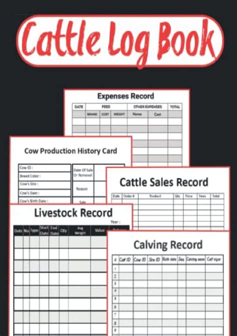 DOWNLOAD [PDF] Cattle Log Book: Cattle Breeding and Calving Record ...