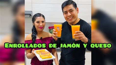 Enrrollados de jamón y queso receta dominguera YouTube