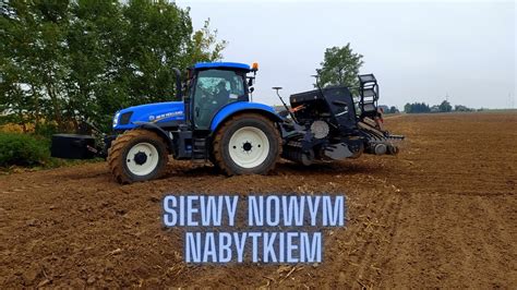 Siew Zbo A Z Nowym Nabytkiem Agro Tom Atsn New Holland T