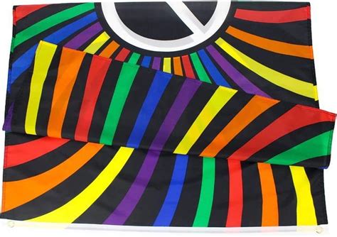 Peace Regenboog LGBT Vlag Grote Vrede Regenboogvlag Flag Rainbow LGBT Gay Pride Bol