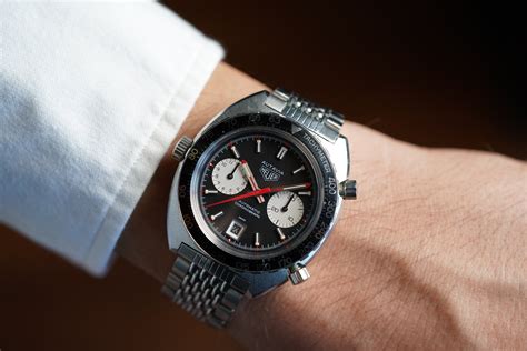Heuer Viceroy Autavia Reference V On Gay Freres Bracelet Unpolished