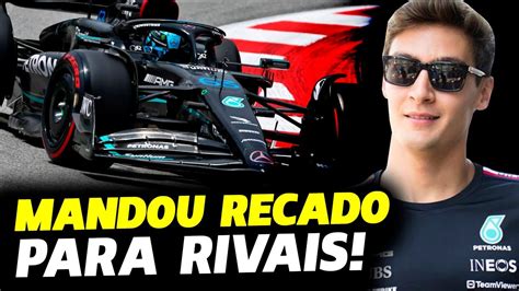 RUSSELL CONFIANTE NOVO CARRO E MANDA RECADO SOBRE EVOLUÇÃO