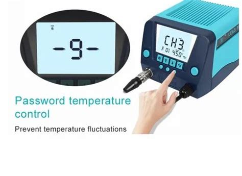 Bakon Bk New Design In Lcd Digital Display Rework Station With Hot Air Gun Soldering Iron