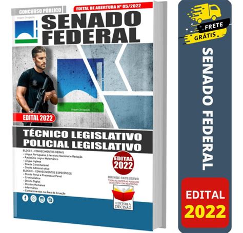 Apostila Senado Federal T Cnico Policial Legislativo Frete Gr Tis