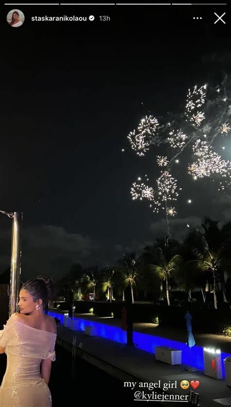 Kylie Jenner S Sheer Naked Dress For 25th Birthday POPSUGAR Fashion UK