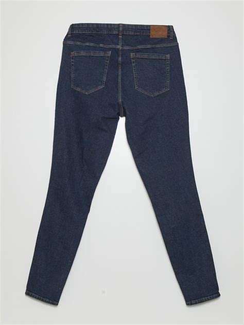 Jean Slim Taille Haute L Bleu Kiabi